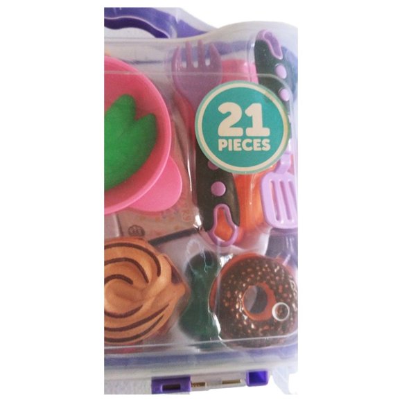 KID CONNECTION 21 PIECE COOKINF FOOD PLAYSET - Picture 4 of 6